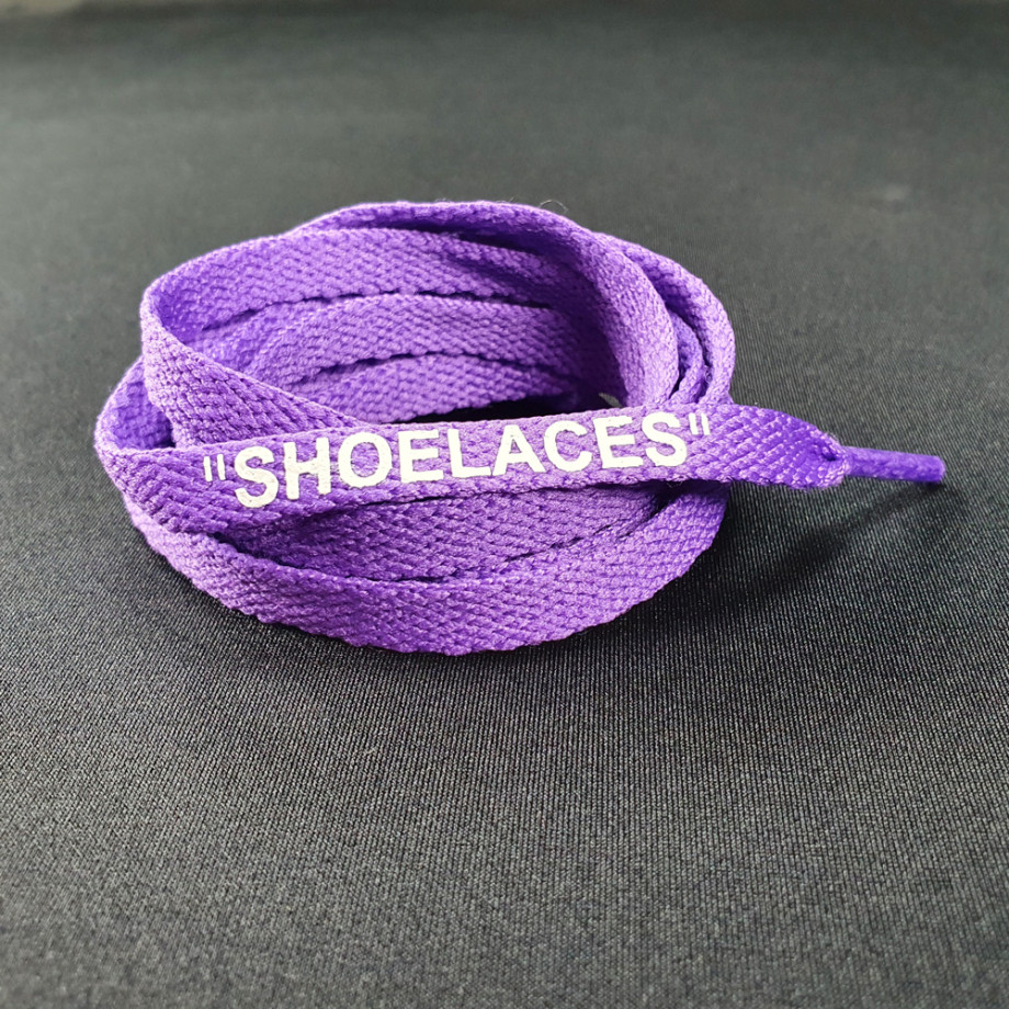 Purple OFF WHITE Shoelaces